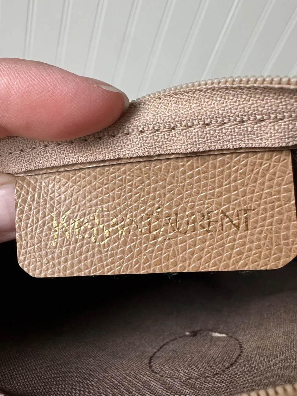 Yves Saint Laurent Leather  Cosmetics  Pouch
